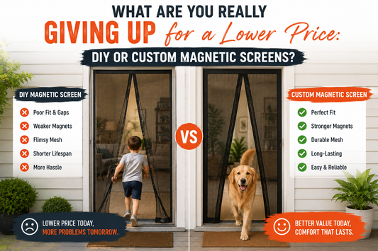 What Are You Really Giving Up for a Lower Price: DIY or Custom Magnetic Screens?