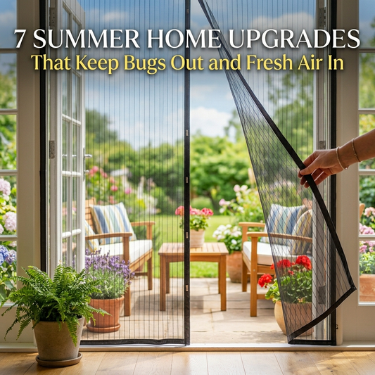 7 Summer Home Upgrades That Keep Bugs Out and Fresh Air In
