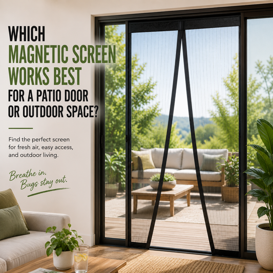 Which Magnetic Screen Works Best for a Patio Door or Outdoor Space?