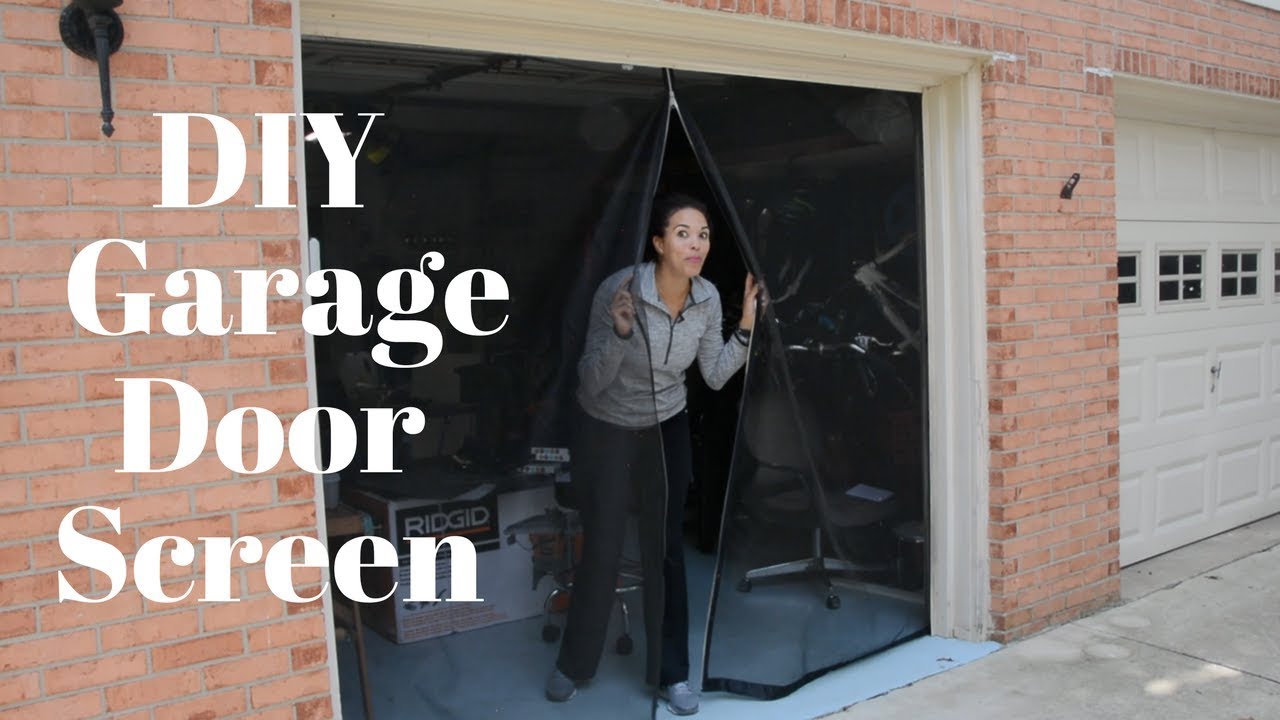 Magnetic screen door shop for garage